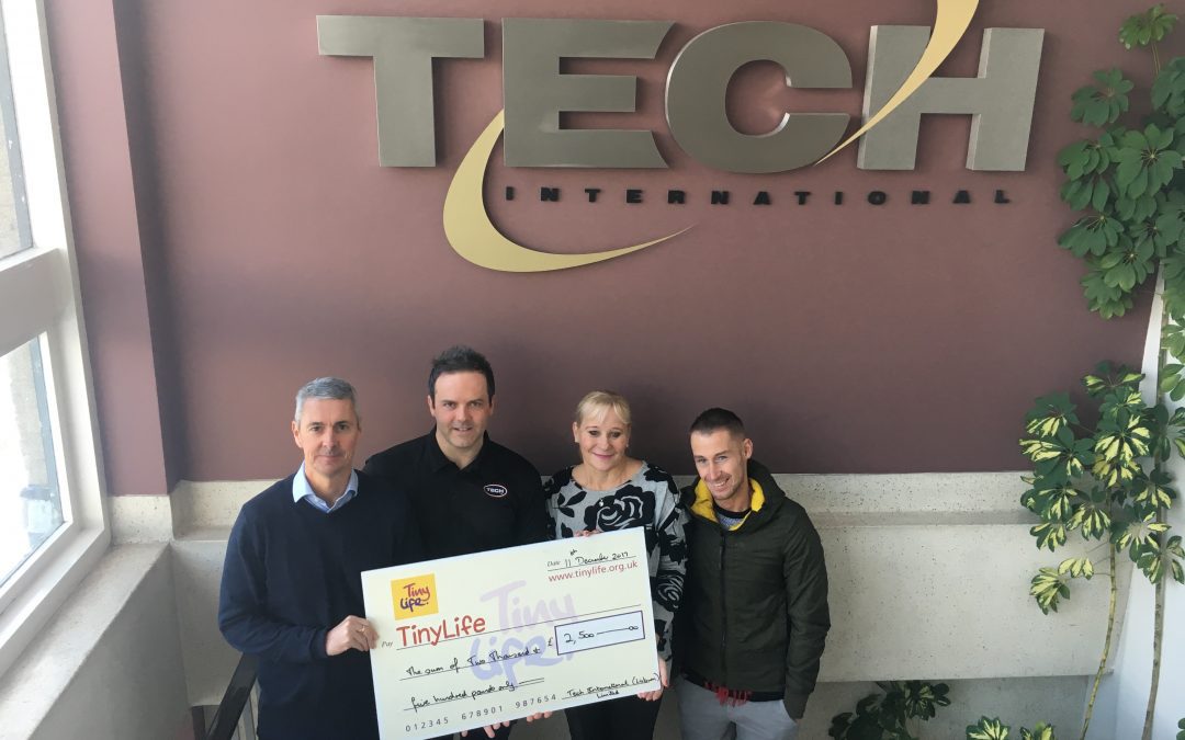 TECH Europe Donates £7,000 to Charity!